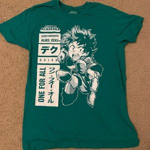 Green My Hero Academia (MHA) T-shirt